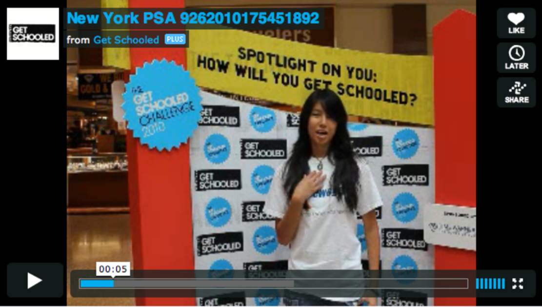 GET SCHOOLED CAMPAIGN
